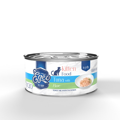 No.20 Egeo Cat Kitten Tuna with Aloe in Jelly