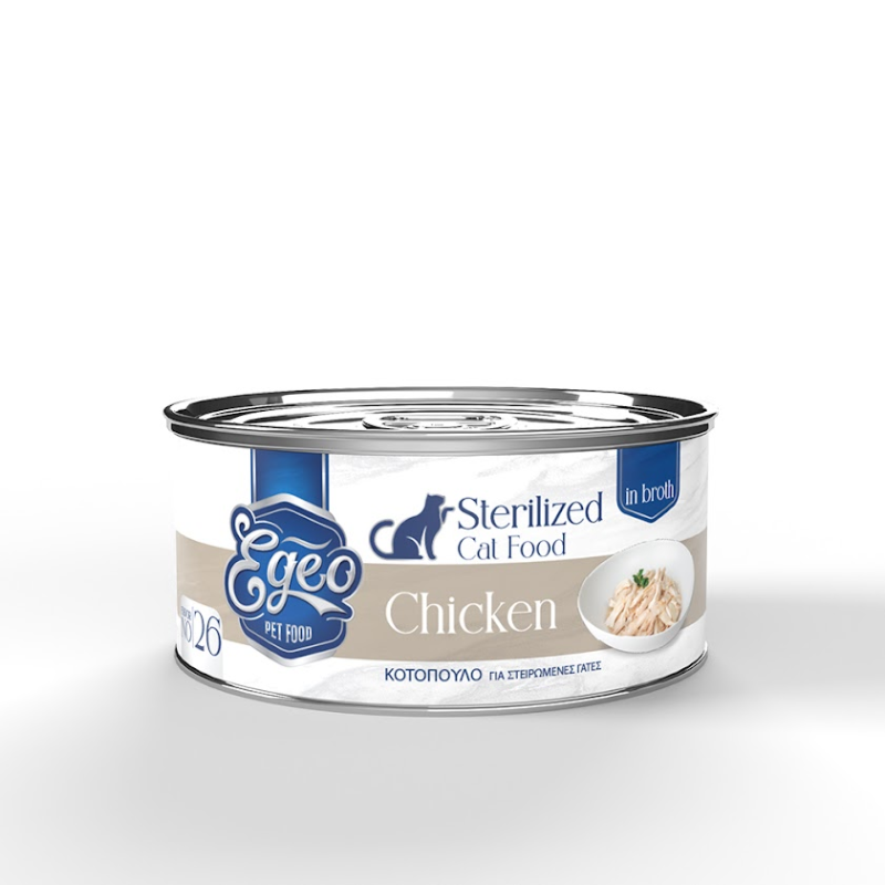 No.26 Egeo Sterilized Cat Adult Chicken in Broth