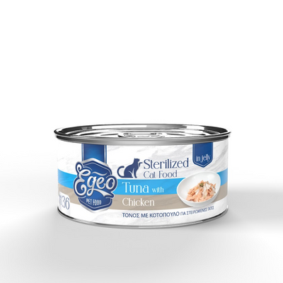 No.36 Egeo Sterilized Cat Adult Tuna with Chicken in Jelly