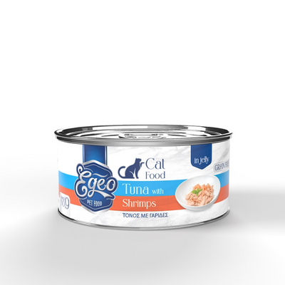 No.9 Egeo Cat Adult Tuna with Shrimp in Jelly