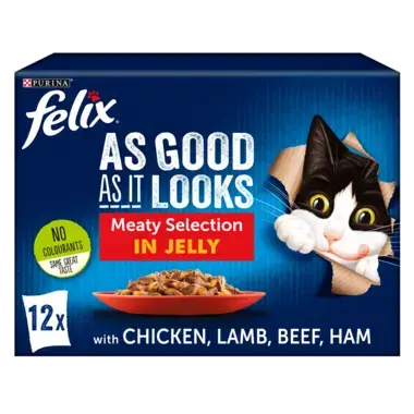 Felix As Good As It Looks Meaty Selection in Jelly x12