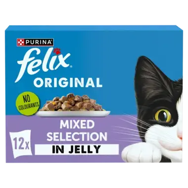 Felix Original Mixed Selection in Jelly Wet Cat Food x12