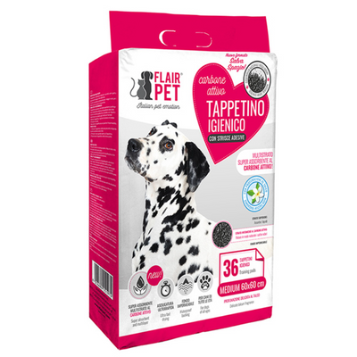 Flairpet Activated Carbon pads Talc Scent