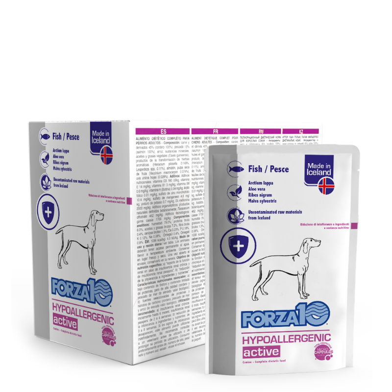 Forza 10 Hypoallergenic Active with fish for dog