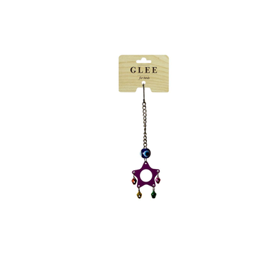 GLEE Hanging Bird Toy Stars With Bells
