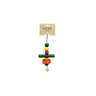 GLEE Hanging Bird Toy With Wooden Beads