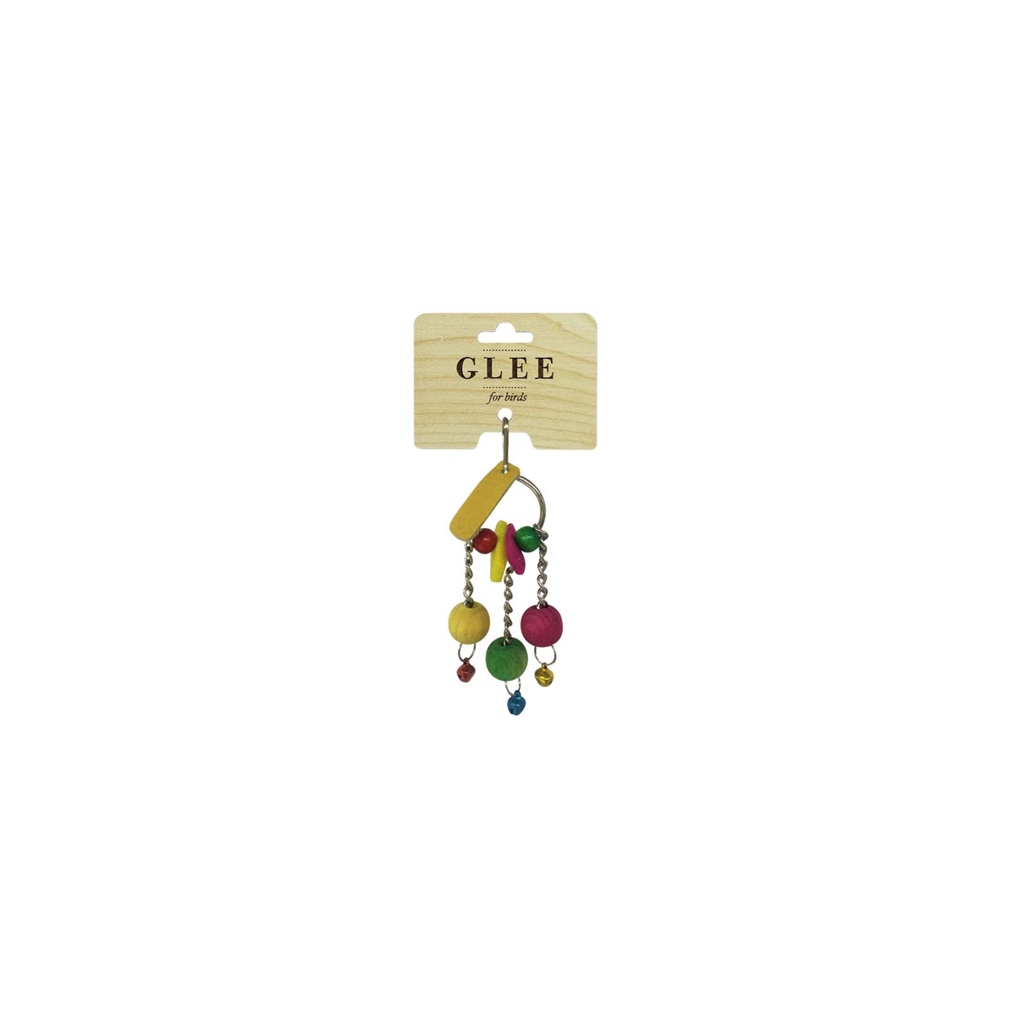 Glee Hanging Toy With Wooden Beads And Bell
