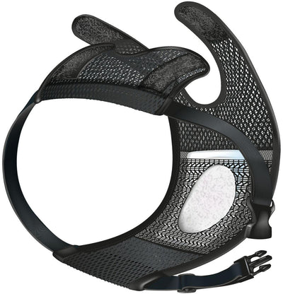Trixie Comfort protective pants, textile mesh, L: 50-59 cm, black.
