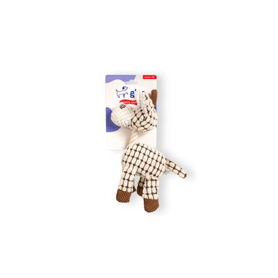 Glee Dog Toy Donkey Caramel Squeaky