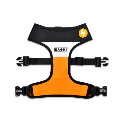 Dashi Stripes3 Orange & Black Neo Mesh Harness