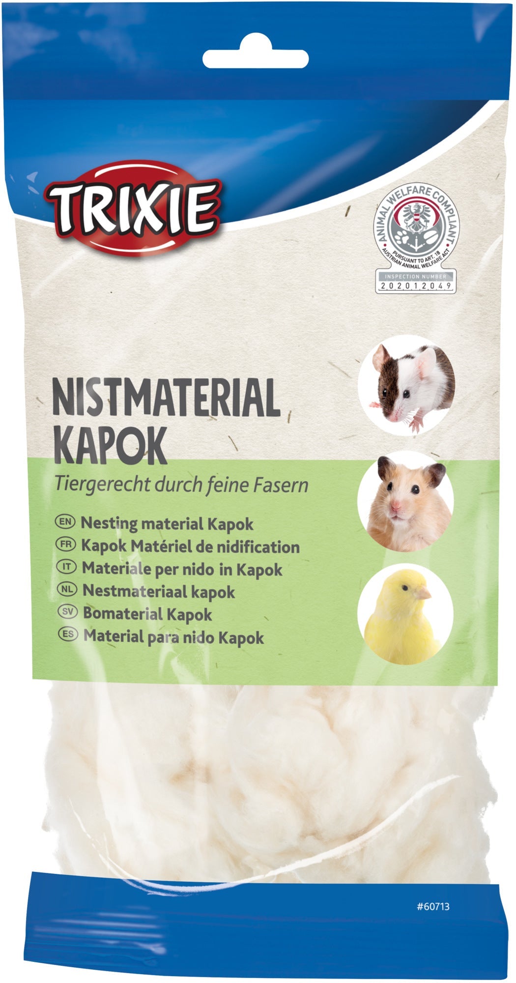 Trixie Nesting material, kapok, 40 g, cream