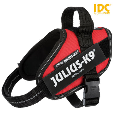 Trixie Julius-K9 IDC Powerharness, Mini-Mini/S: 40?53 cm/22 mm, red