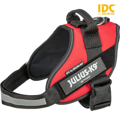 Trixie Julius-K9 IDC Powerharness, 0/M?L: 58?76 cm/40 mm, red