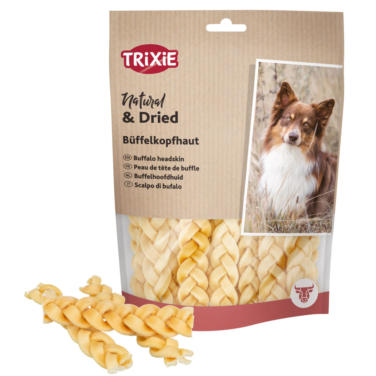 Trixie Buffalo sculp, braided, 12 cm, 200 g
