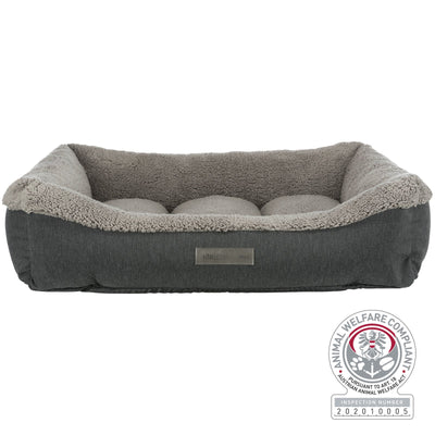 Trixie Bendson vital bed, square, 110 x 85 cm, dark grey/light grey