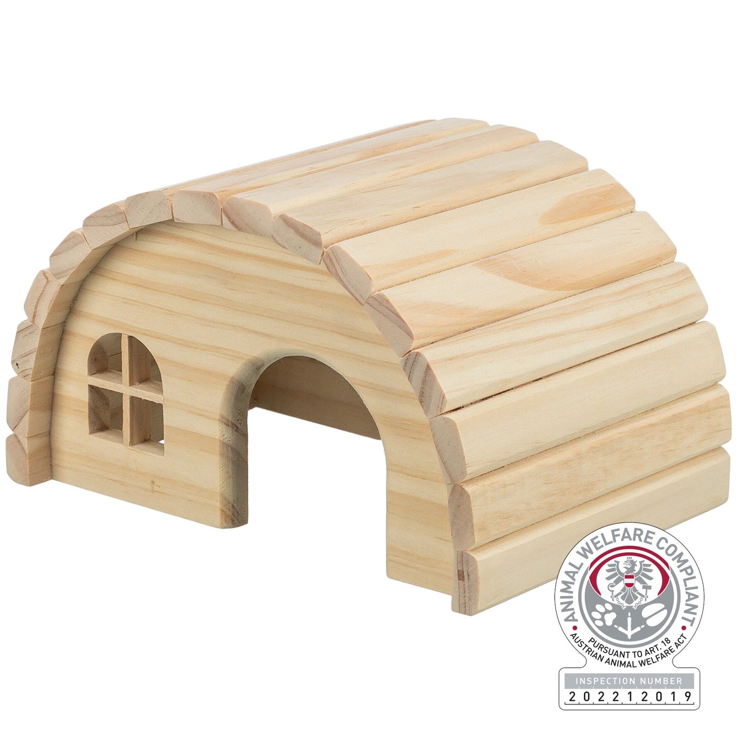 Trixie Wooden house for mice/hamsters, 19 x 11 x 13 cm