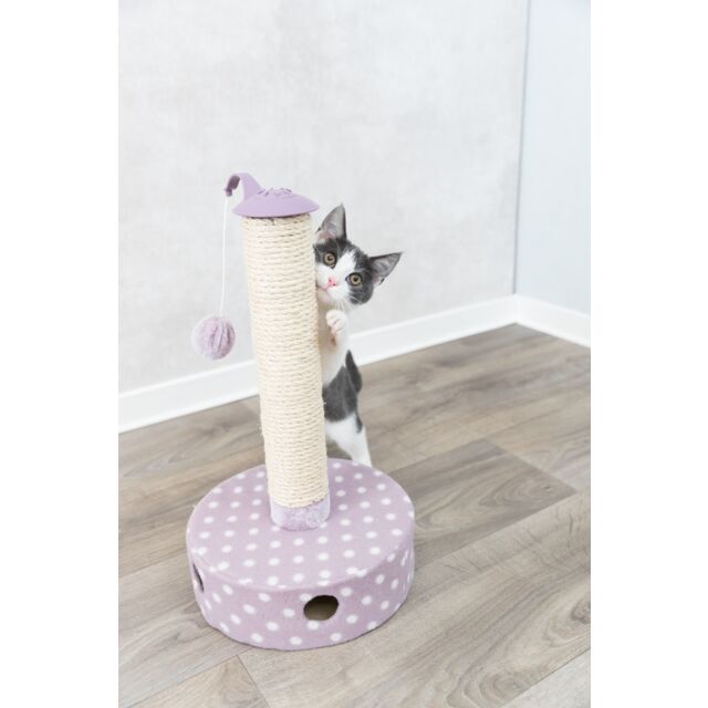 Trixie Junior scratching post, fleece, x· 26 x 47 cm, light lilac