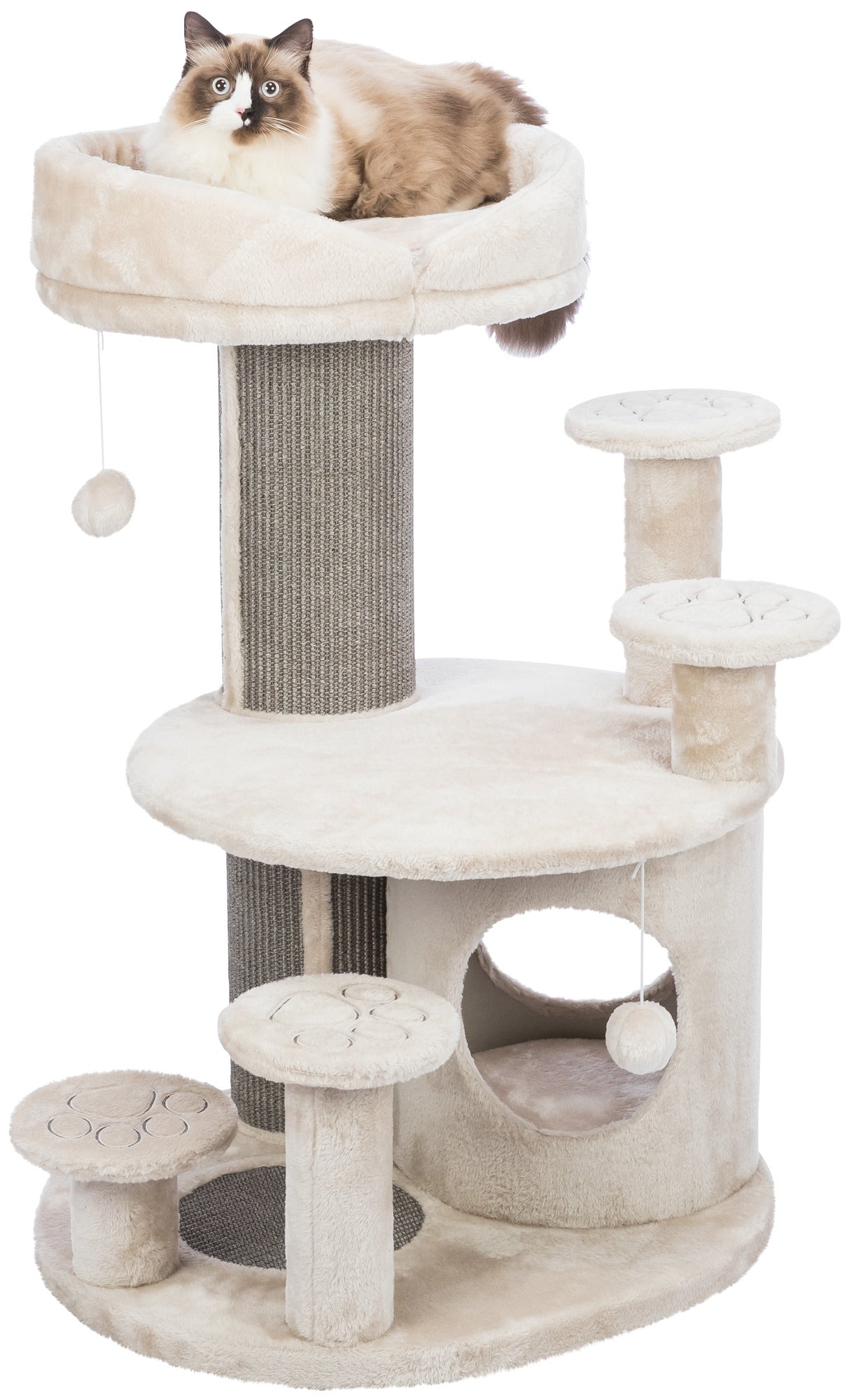 Trixie Emil scratching post, 96 cm, light grey