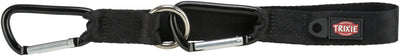 Trixie Universal belt strap, karabiner, XSƒ??S: 30 cm/25 mm, black