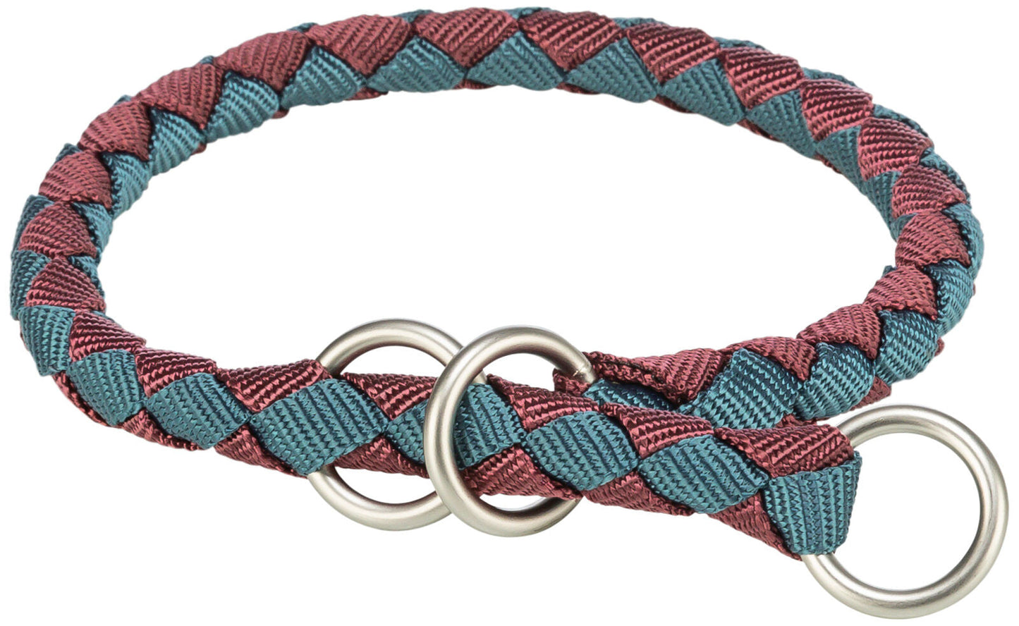 Trixie Cavo semi-choke, S–M: 35–41 cm/diam 12 mm, sangria/petrol
