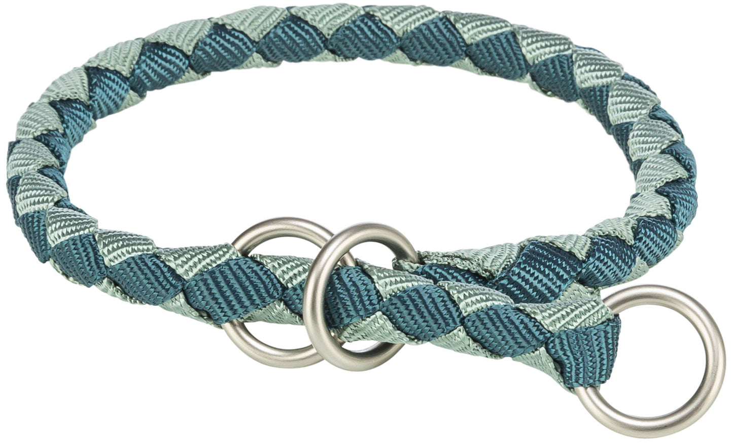 Trixie Cavo semi-choke, S–M: 35–41 cm/diam 12 mm, petrol/sage