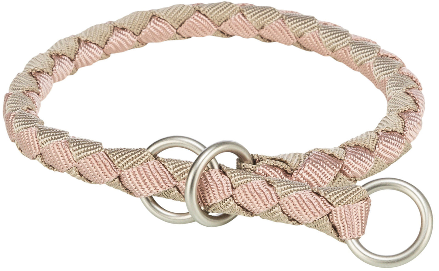 Trixie Cavo semi-choke, S: 30â€“36 cm/diam 12 mm, blush/sand