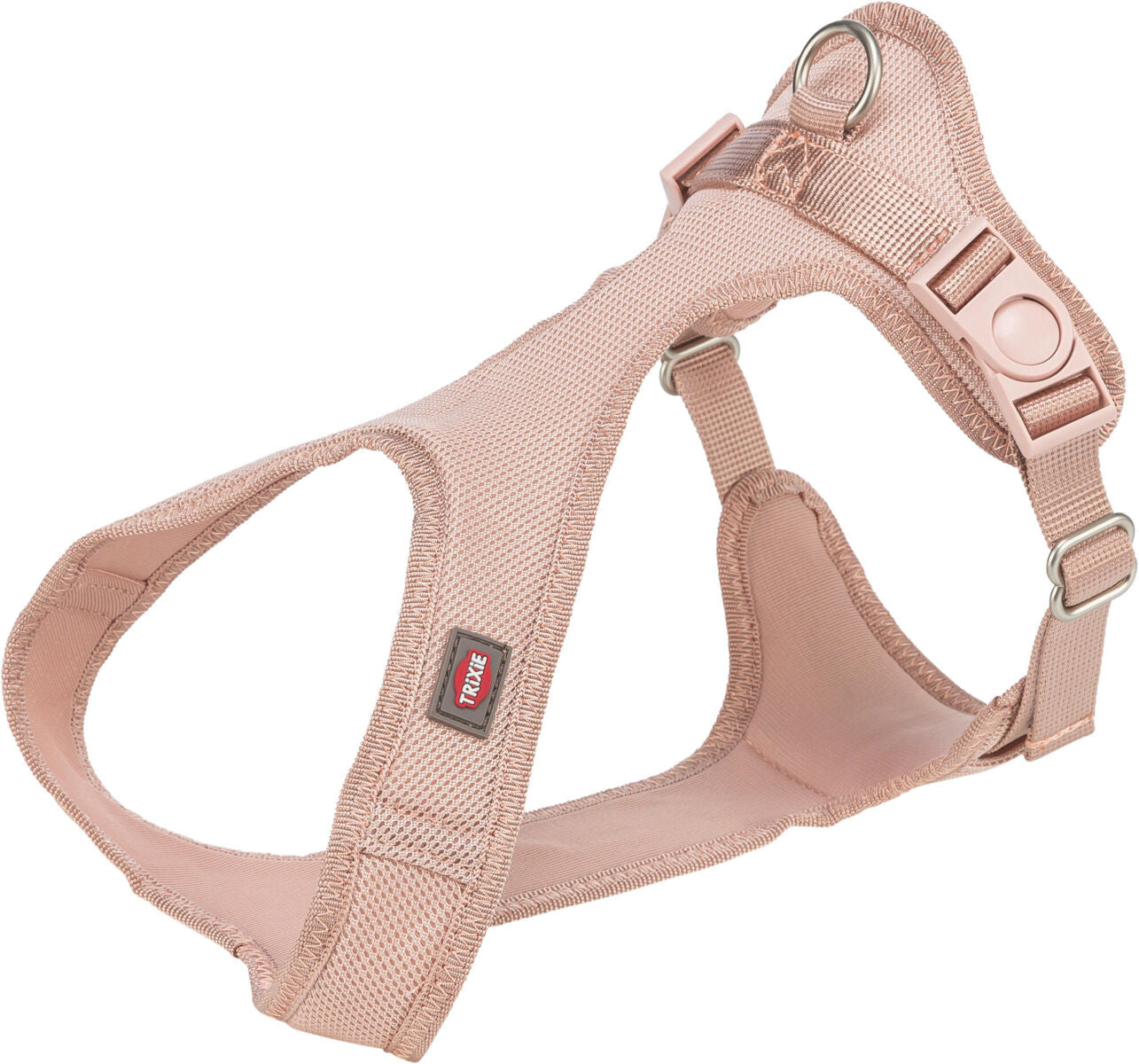 Trixie Comfort Soft touring harness, XSâ€“S: 30â€“45 cm/15 mm, blush