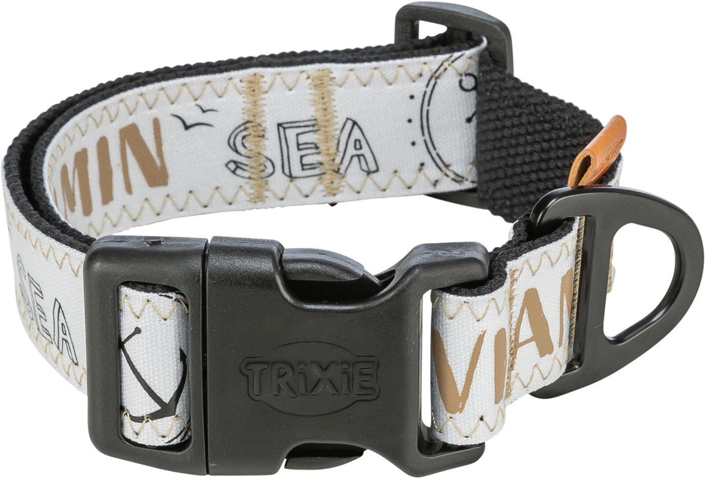 Trixie BE NORDIC collar, extra wide, Mâ€“L: 40â€“60 cm/38 mm, black