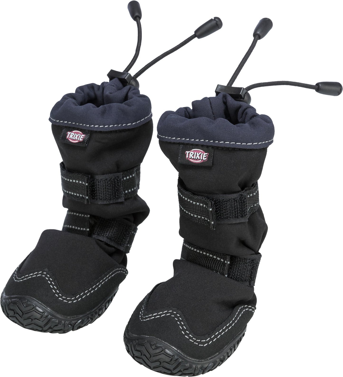 Trixie Walker Active Long protective boots, S-M 2 pcs., black