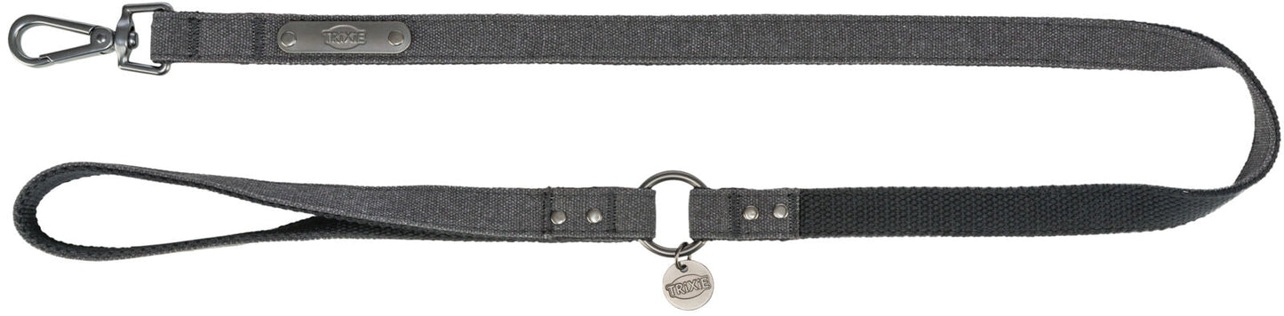 Trixie CityStyle Lead, cotton, M–L: 1.00 m/20 mm, black