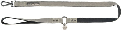 Trixie CityStyle Lead, cotton, S–M: 1.20 m/13 mm, light grey