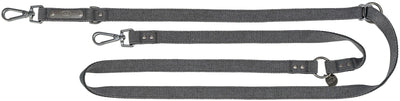 Trixie CityStyle V-Lead, cotton, M–L: 2.00 m/20 mm, black