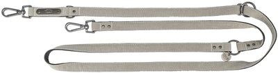 Trixie CityStyle V-Lead, cotton, M–L: 2.00 m/20 mm, light grey