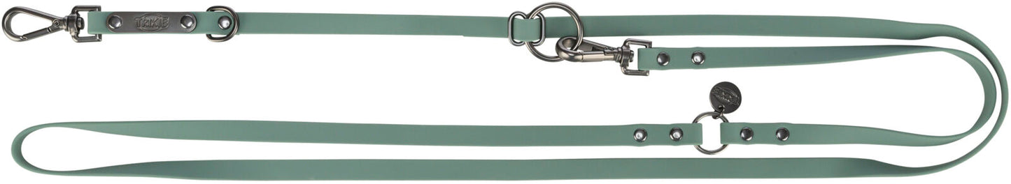 Trixie CityStyle adjustable lead, PVC, SÆ’??M: 2.00 m/13 mm, sage