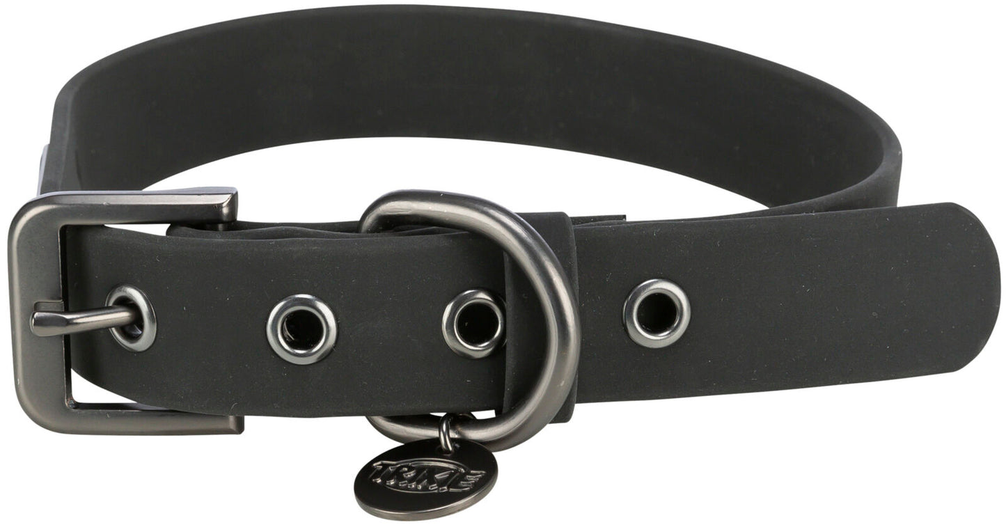 Trixie CityStyle collar, PVC, Lƒ??XL: 50ƒ??57 cm/30 mm, black