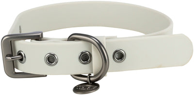 Trixie CityStyle collar, PVC, L-XL: 50-57 cm/30 mm, light grey