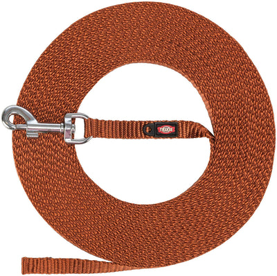 Trixie Tracking lead, extra light, XS–S: 5 m/10 mm, rust