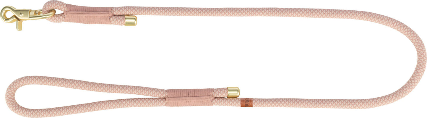 Trixie Soft Rope lead, XS–S: 1.20 m/diam 6 mm, pink/light pink