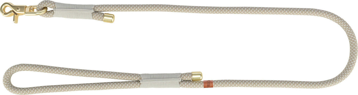 Trixie Soft Rope lead, XS–S: 1.20 m/diam 6 mm, grey/light grey