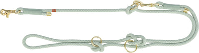 Trixie Soft Rope adjustable lead, S-XL: 2.00 m/x· 10 mm, sage/mint