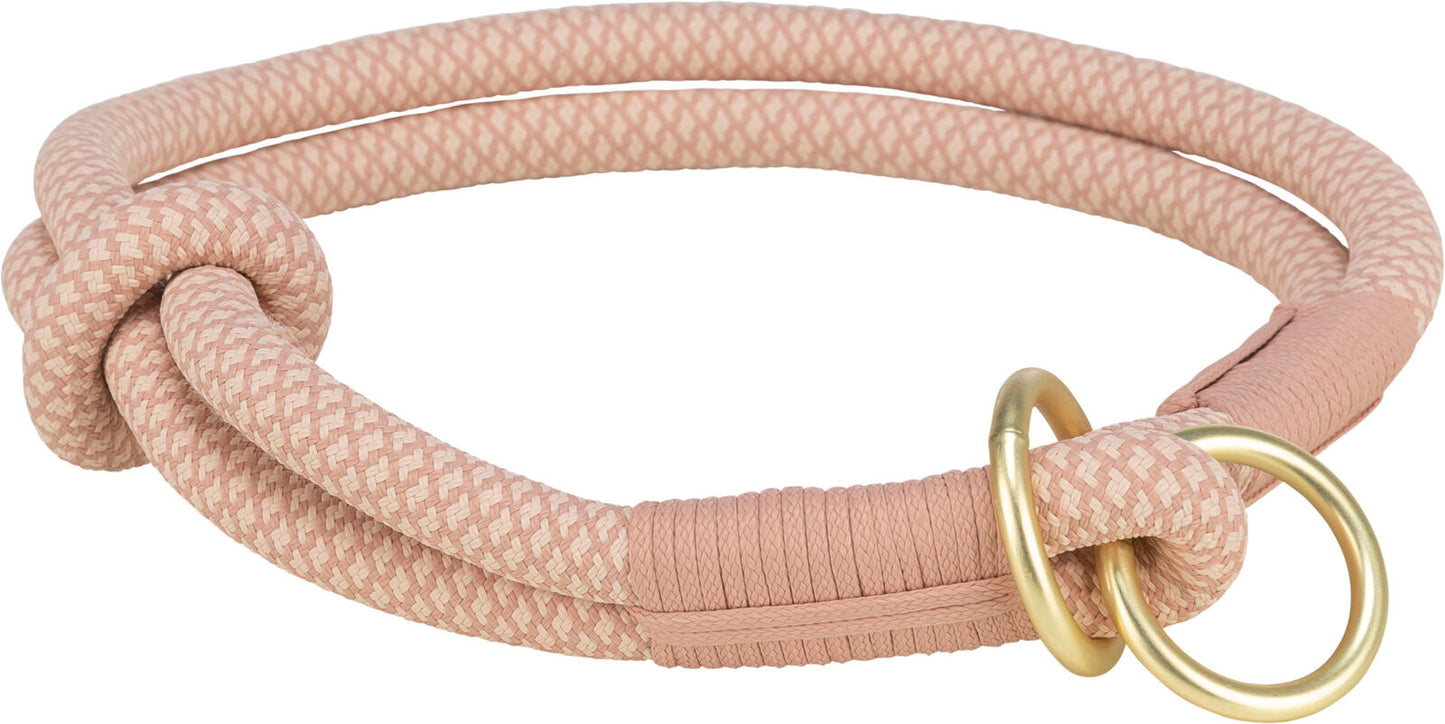 Trixie Soft Rope semi-choke, L: 50 cmx 10 mm, pink/light pink