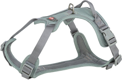 Trixie Premium active harness, M–L: 60–75 cm/25 mm, sage