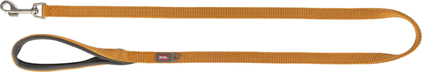 Trixie Premium lead, Lâ€“XL: 1.00 m/25 mm, curry