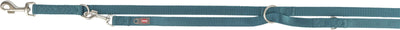 Trixie Premium adjustable lead, XS–S: 2.00 m/15 mm, petrol