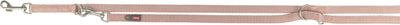 Trixie Premium adjustable lead, double-layered, XS: 2.00 m/10 mm, blush