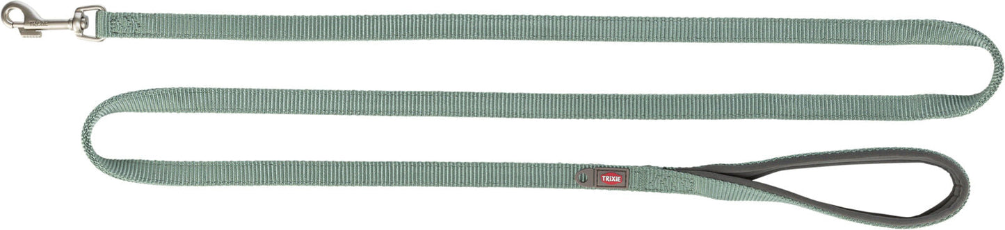 Trixie Premium lead, extra long, M–L: 1.80 m/20 mm, sage