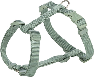 Trixie Premium H-harness, L: 60â€“87 cm/25 mm, sage