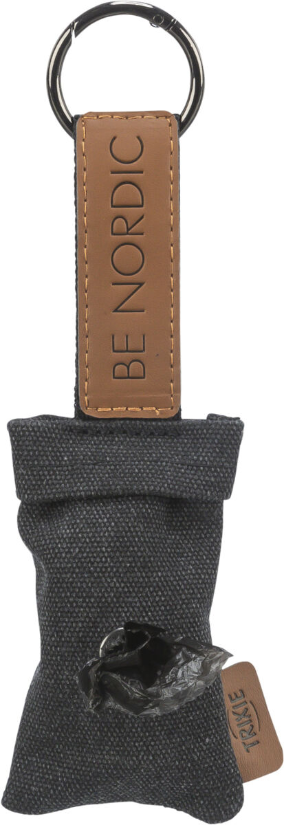 Trixie BE NORDIC poop bag dispenser, 1 roll of 20 bags, black