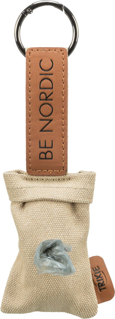 Trixie BE NORDIC poop bag dispenser, 1 roll of 20 bags, sand
