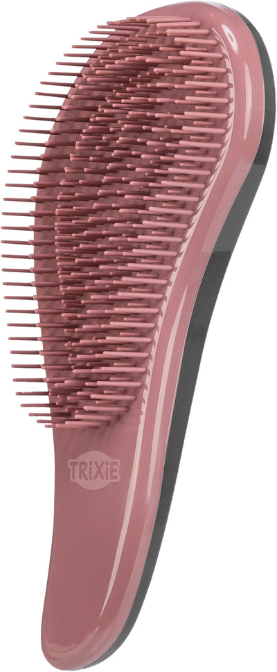 Trixie Soft brush plastic, 19 cm, pink/black